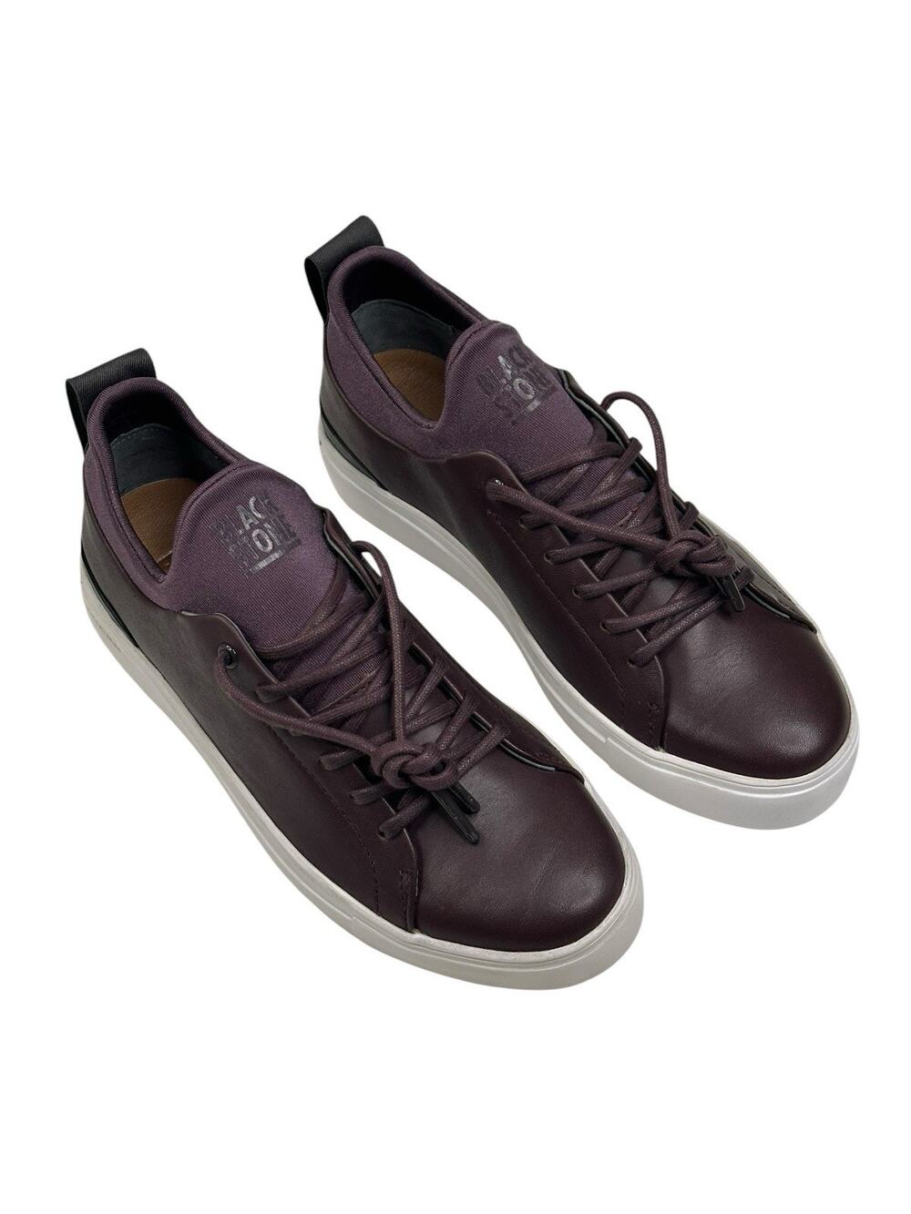 Blackstone SL68 Low Fudge Leather Platform Sneaker Womens US 7 EU 37 New $190